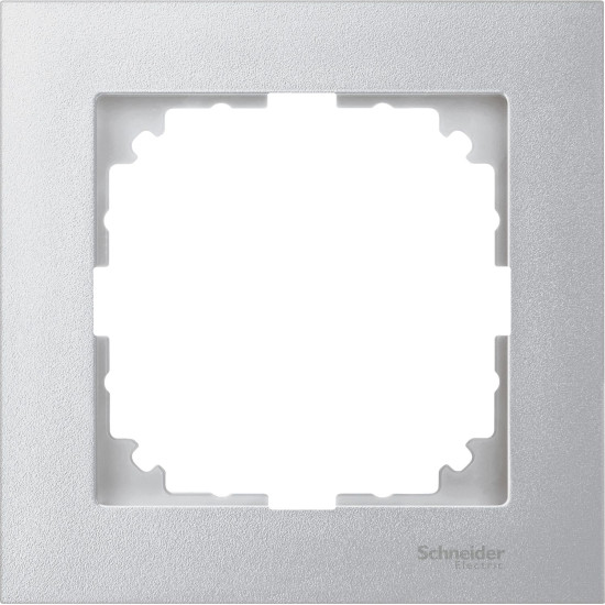 Одномісна рамка Schneider Electric M-PURE MTN4010-3660 алюміній