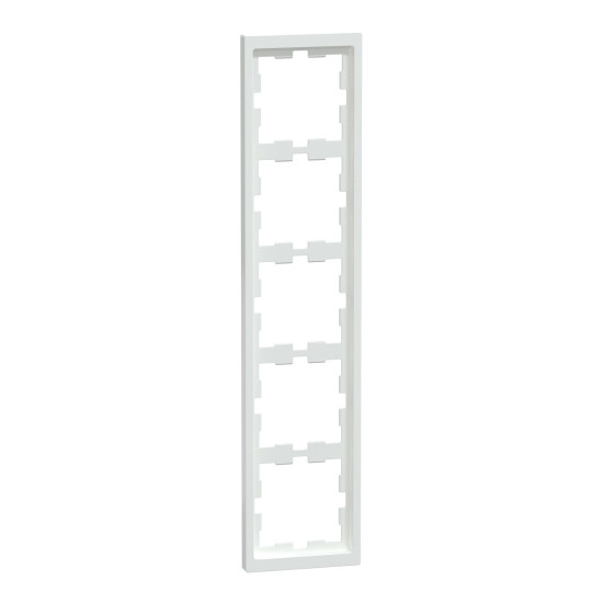 П''ятимісна рамка Schneider Electric D-Life MTN4050-6535 білий лотос