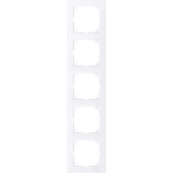 П'ятимісна рамка Schneider Electric M-PURE MTN4050-3625 активно-білий