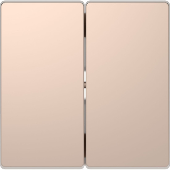 Подвійна клавіша Schneider Electric D-Life MTN3400-6051 шампань
