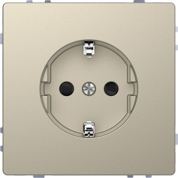 Розетка Schneider Electric D-Life MTN2300-6033 з з/к та шторками сахара