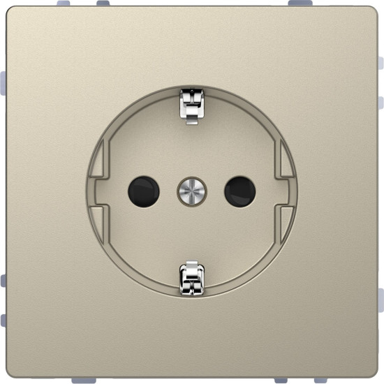 Розетка Schneider Electric D-Life MTN2300-6033 з з/к та шторками сахара