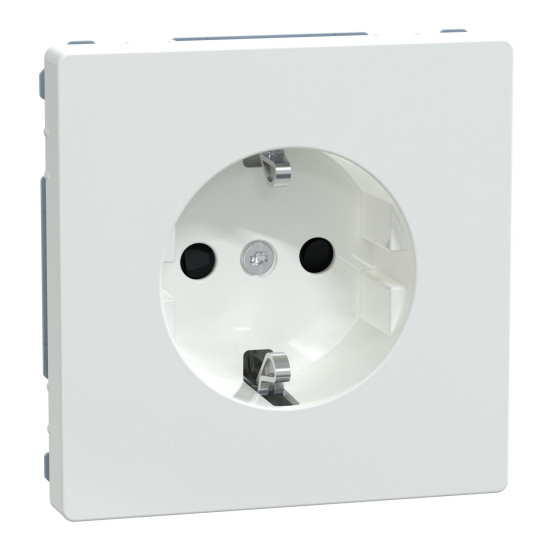 Розетка Schneider Electric D-Life MTN2300-6035 з з/к та шторками білий лотос