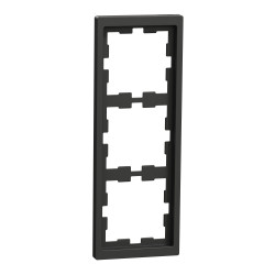 Трьомісна рамка Schneider Electric D-Life MTN4030-6534 антрацит