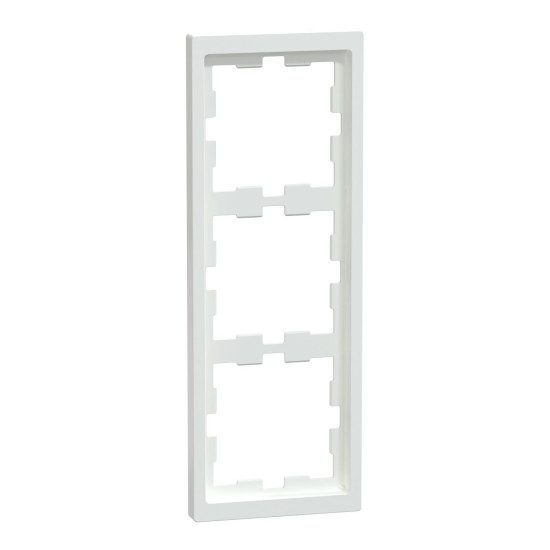 Трьомісна рамка Schneider Electric D-Life MTN4030-6535 білий лотос