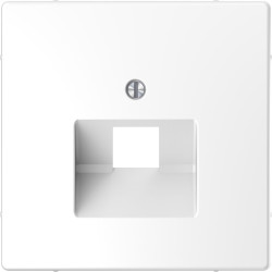 Центральна накладка Schneider Electric D-Life MTN4521-6035 RJ45 білий лотос