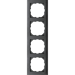 Чотирьохмісна рамка Schneider Electric M-PURE MTN4040-3614 антрацит