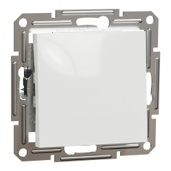 Прохідний перемикач Schneider Electric Asfora без рамки білий (EPH0470121)