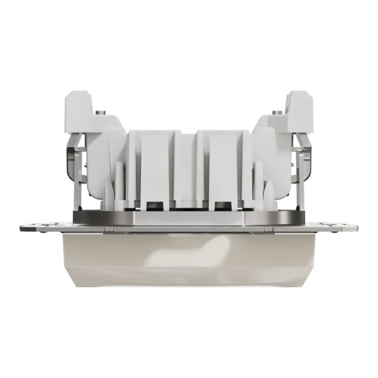 Прохідний перемикач Schneider Electric Asfora без рамки кремовий (EPH0470123)