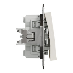 Перемикач двоклавішний Schneider Electric Asfora без рамки кремовий (EPH0670123)