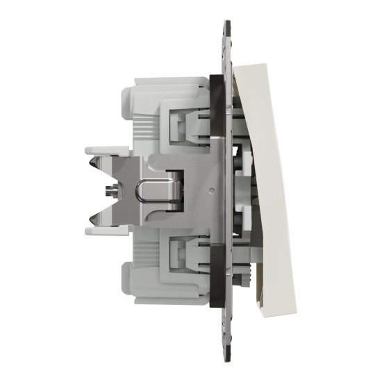 Перемикач двоклавішний Schneider Electric Asfora без рамки кремовий (EPH0670123)