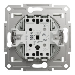 Вимикач кнопковий Schneider Electric Asfora без рамки білий (EPH0770121)