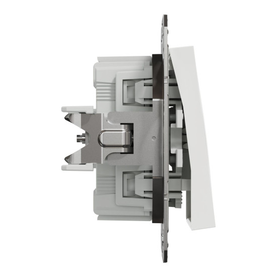 Вимикач кнопковий Schneider Electric Asfora без рамки білий (EPH0770121)