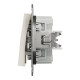 Вимикач кнопковий Schneider Electric Asfora без рамки кремовий (EPH0770123)