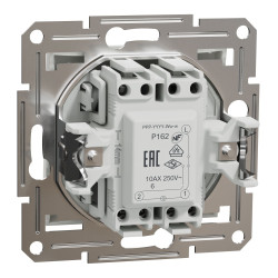 Вимикач прохідний з підсвіткою Schneider Electric Asfora без рамки білий (EPH1570121)