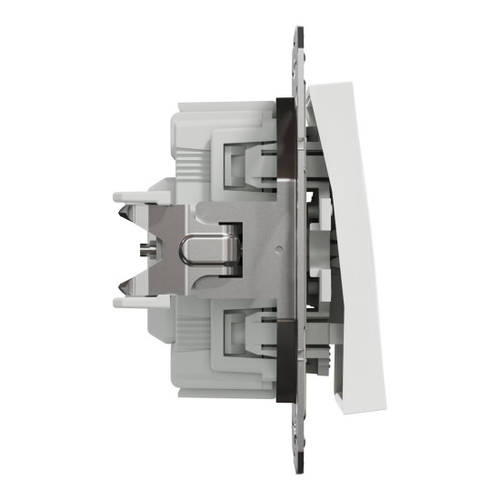 Вимикач прохідний з підсвіткою Schneider Electric Asfora без рамки білий (EPH1570121)