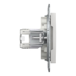Комп'ютерна розетка RJ45 UTP cat.5e Schneider Electric Asfora без рамки біла (EPH4370121)