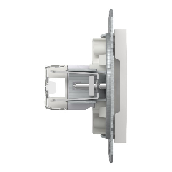 Комп'ютерна розетка RJ45 UTP cat.5e Schneider Electric Asfora без рамки біла (EPH4370121)