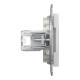 Комп'ютерна розетка RJ45 UTP cat.5e Schneider Electric Asfora без рамки біла (EPH4370121)