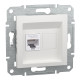 Комп'ютерна розетка RJ45 UTP cat.6 Schneider Electric Asfora без рамки біла (EPH4770121)