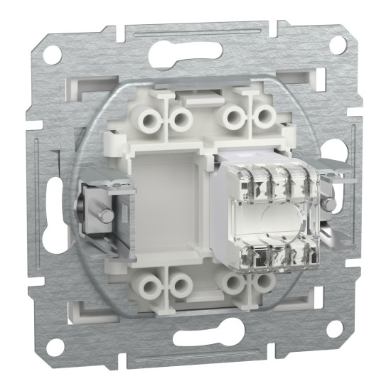Комп'ютерна розетка RJ45 UTP cat.6 Schneider Electric Asfora без рамки біла (EPH4770121)