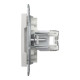 Комп'ютерна розетка RJ45 подвійна UTP cat.6 Schneider Electric Asfora без рамки біла (EPH4870121)