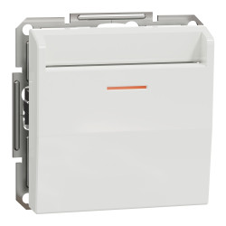 Вимикач картковий механічний Schneider Electric Asfora без рамки білий (EPH6270121)