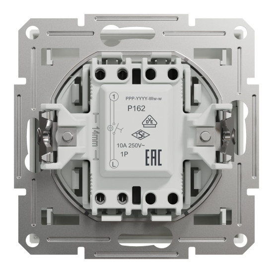 Вимикач картковий механічний Schneider Electric Asfora без рамки білий (EPH6270121)