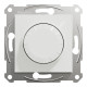 Поворотний димер для LED ламп RC 3-370Вт Schneider Electric Asfora без рамки білий (EPH6870121)