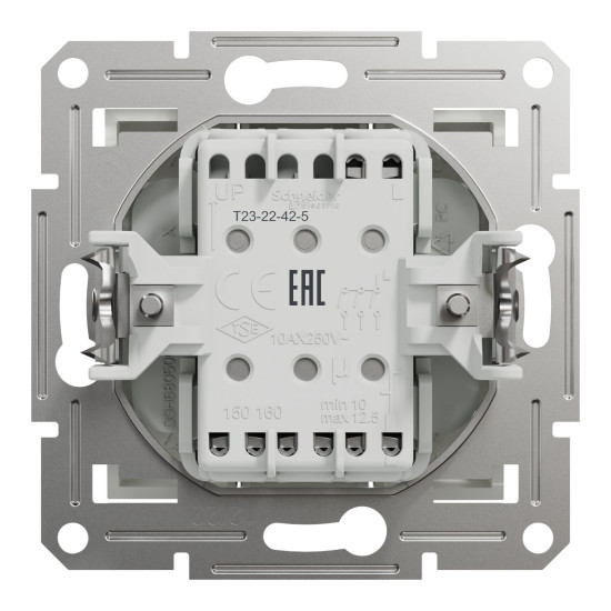 Вимикач трьохклавішний Schneider Electric Asfora без рамки білий (EPH2170121)