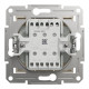 Вимикач трьохклавішний Schneider Electric Asfora без рамки кремовий (EPH2170123)