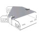 Кришка горизонтального кута кабельроста METAKSAN MK45 30 12 PG 45° 300мм 1,2мм
