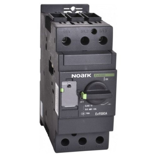 Автомат захисту двигуна NOARK Ex9S80A 72A EU 60-72A А розчіплювач ТМ (113850)
