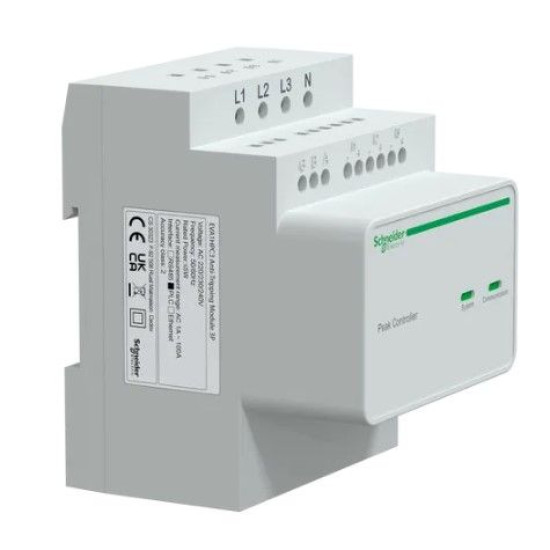 Контролер керування потужністю Schneider Electric EVA1HPC3 Evlink Home 3P налаштування максимального струму зарядної станції вручну від 16A до 50A
