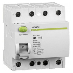 ПЗВ NOARK Ex9L-N 4P 63A 6кА 30мА A (108363)