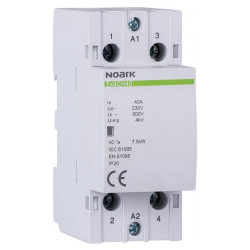 Модульний контактор NOARK Ex9CH40 11 220В 40А 1NC+1NO (102418)