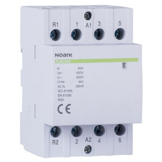 Модульний контактор NOARK Ex9CH40 40 220В 40А 4NO (102420)
