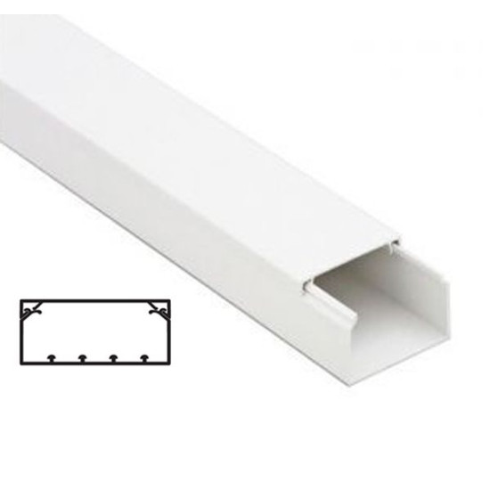 Короб із напрямними In-Liner, 150x80, довжина 2м, колір білий, DKC