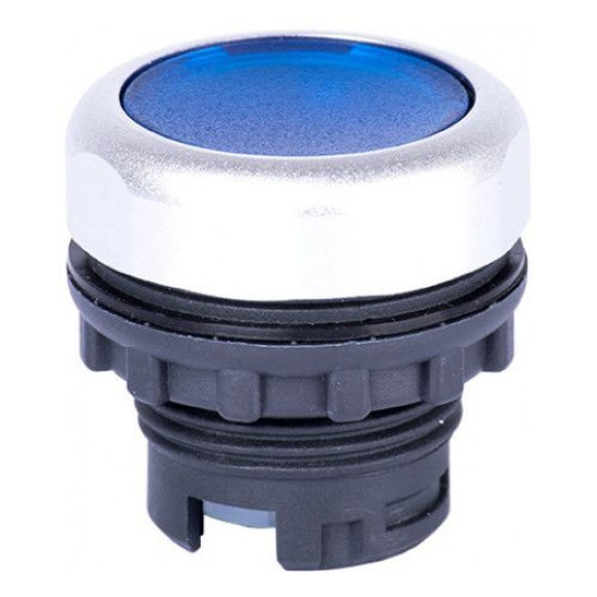 Кнопка NOARK Ex9P1 FI b з підсвіткою синя (105622)