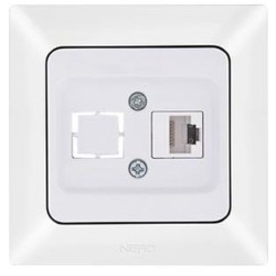 Комп'ютерна розетка NE-AD ARAS 93-110-21-D1 CAT5E біла