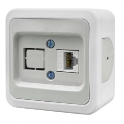Накладна комп'ютерна розетка NE-AD MULTIMA 92-51-23-D1 CAT6 біла