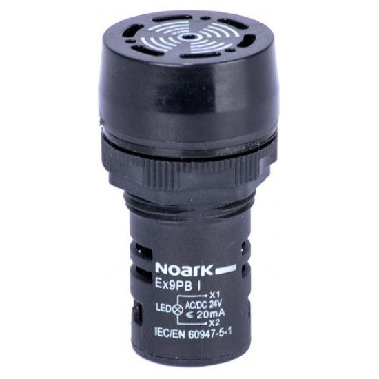 Зумер NOARK Ex9PB I k 24В AC/DC чорний (105689)