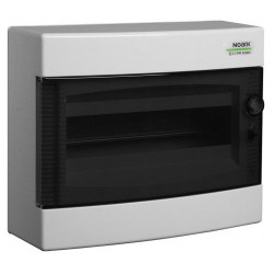 Настінний модульний щиток NOARK PNS 12T прозорі дверцята 12м IP40 (101498)