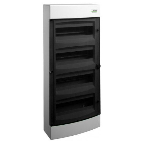 Настінний модульний щиток NOARK PNS 48T прозорі дверцята 4x12м IP40 (101503)