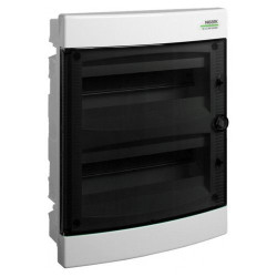 Вбудований модульний щиток NOARK PNF 24T прозорі дверцята 2x12м IP40 (101514)