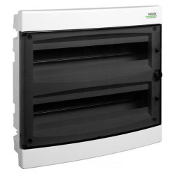 Вбудований модульний щиток NOARK PNF 2x18T прозорі дверцята 2x18м IP40 (101515)
