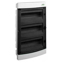 Вбудований модульний щиток NOARK PNF 36T прозорі дверцята 3x12м IP40 (101516)
