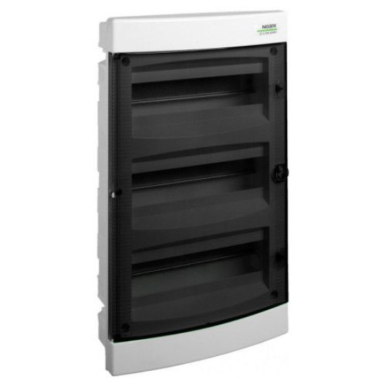 Вбудований модульний щиток NOARK PNF 3x18T прозорі дверцята 3x18м IP40 (106198)