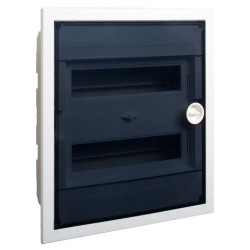 Модульний щиток NOARK PXF 24T прозорі дверцята 2x12м IP40 (101530)