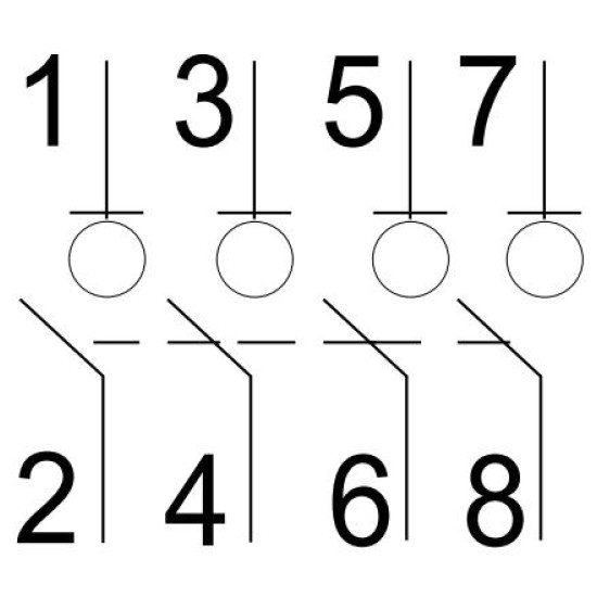 Вимикач навантаження NOARK Ex9BI 4P 16A (102393)